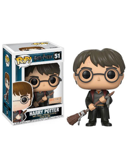 Harry Potter: Funko Pop! Harry With Firebolt and Feather (Vinyl 51)