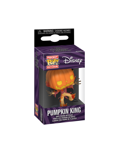 Disney: Funko Pop! Keychain - The Nightmare Before Christmas - 30th Anniversary - Pumpkin King