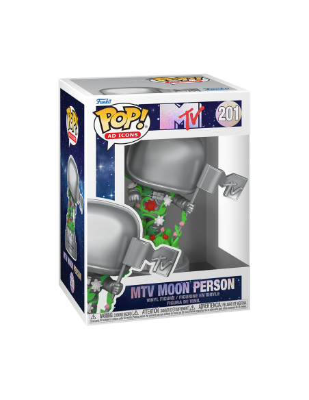 Funko Pop! Ad Icons: MTV 40th - Mtv Moon Person (Vinyl Figure 201)