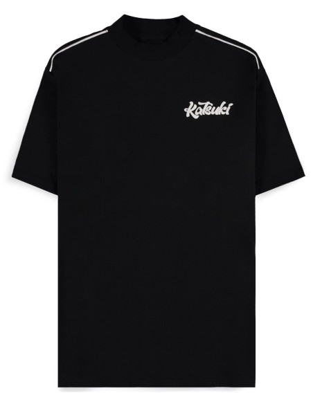 My Hero Academia: Katsuki Bakugo - Loose Fit Black (T-Shirt Unisex Tg. L)