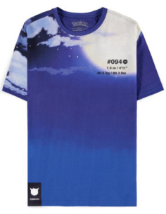 Pokemon: Gengar - Digital Printed Multicolor (T-Shirt Unisex Tg. 2XL)