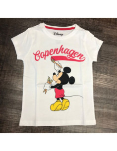 Disney: Mickey Mouse Paints Copenhagen White (T-Shirt Bambino 86/92)