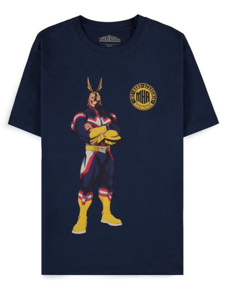 My Hero Academia: Navy All Might Quote Blue (T-Shirt Unisex Tg. M)