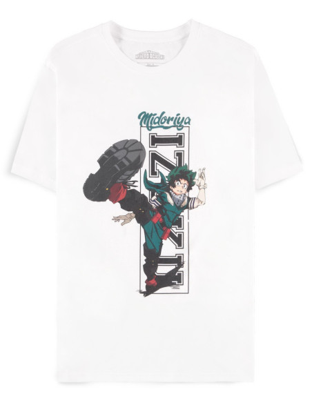 My Hero Academia: Izuku Midoriya White (T-Shirt Unisex Tg. 2XL)