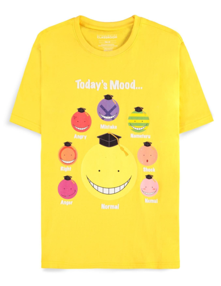 Assassination Classroom: Men's Yellow (T-Shirt Unisex Tg. XL)