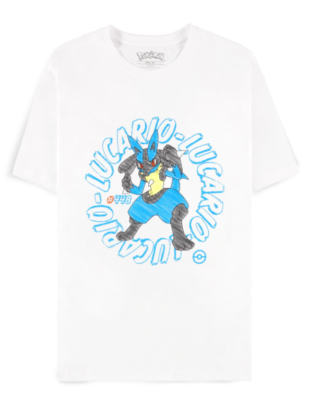 Pokemon: Lucario White (T-Shirt Unisex Tg. L)