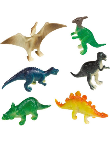 Amscan: 8 Mini Figures Happy Dinosaur