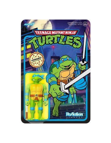 Teenage Mutant Ninja Turtles: Super7 - Reaction Figure Wave 7 - Leonardo Toon