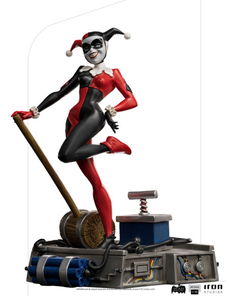 Dc Comics: Iron Studios - Batman Animated Series - Harley Quinn Figura Art Scale