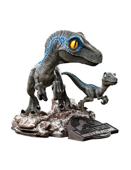 Jurassic Park: Iron Studios - Dominion Blue And Beta Pvc Statue Minico