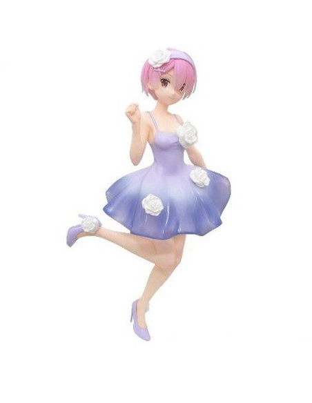 Re Zero Starting Life Ram Flower Dress Statue