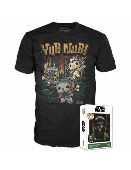 Star Wars: Funko Pop! Boxed Tee - Il Ritorno Dello Jedi - Ewok (T-Shirt Unisex Tg. M)