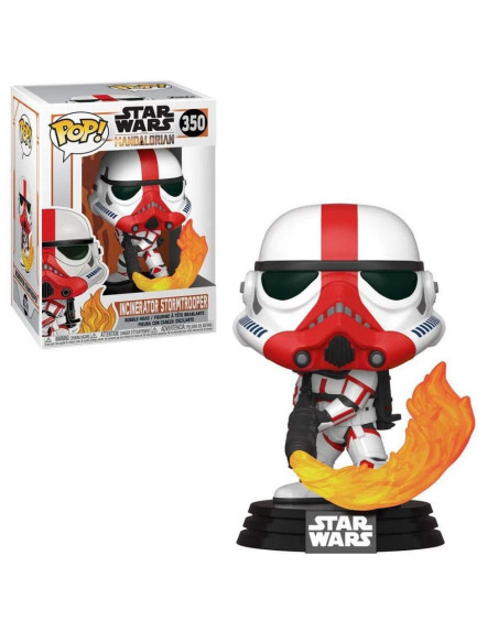 Star Wars: Funko Pop! - The Mandalorian - Incinerator Stormtrooper (Vinyl Figure 350)