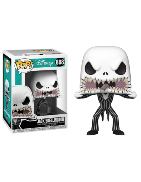 Disney: Funko Pop! - Nightmare Before Christmas - Jack Skellington (Scary Face) (Vinyl Figure 808)