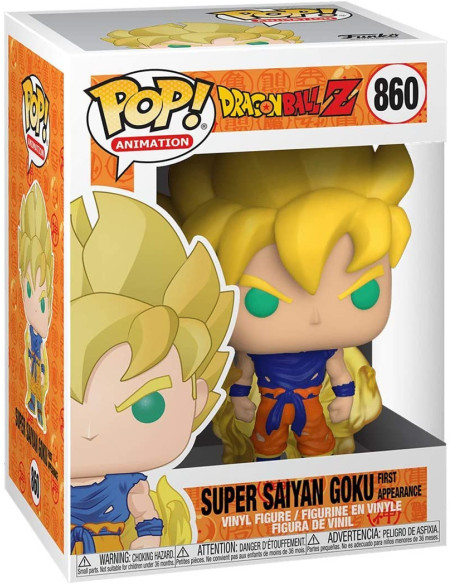 Dragon Ball Z: Funko Pop! Animation - Super Sayan Goku (Vinyl Figure 860)