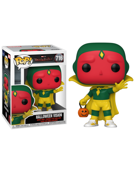 Marvel: Funko Pop! - Wandavision - Halloween Vision (Bobble-Head) (Vinyl Figure 716)