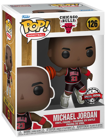 Basketball: Nba - Funko Pop! Basketball - Bulls - Michael Jordan W/Jordans (Blk Pinstripe Jersey)