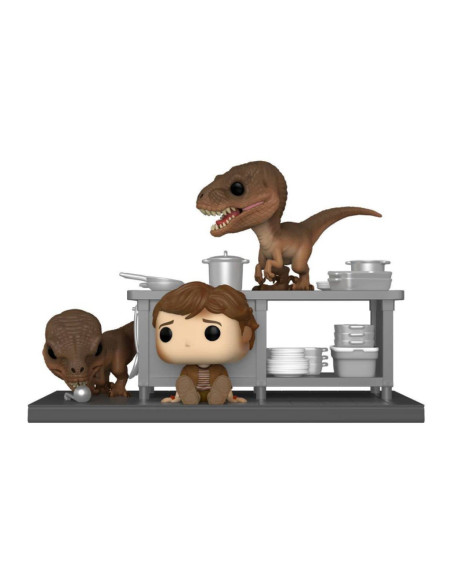 Jurassic Park: Funko Pop! Moment - Tim and Velociraptors