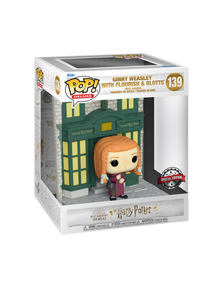Harry Potter: Funko Pop! Deluxe - Diagon Alley - Flourish and Blotts W/Ginny
