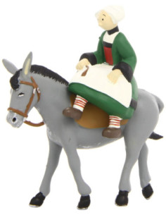 Becassine: Plastoy - Miniature Becassine Sul Mulo