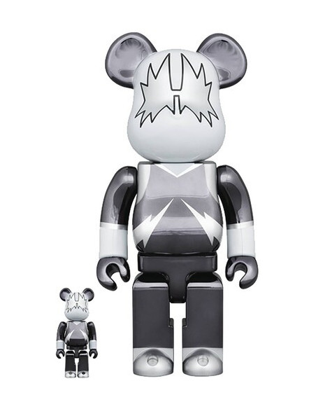 Kiss Space Man Chrome Version 100% and 400% Bea 2Pk