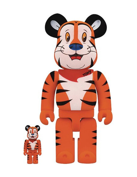 Kellogg Tony The Tiger Flocky Version 100% and 400%