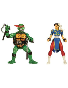 Tmnt Vs Street Fighter Michelangelo Vs Chun-Li 2Pk