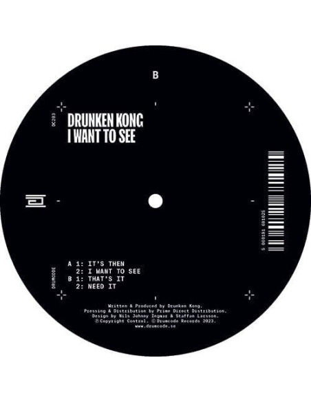 Drunken Kong - Drunken Kong, I Want To See (12p Vinyl)
