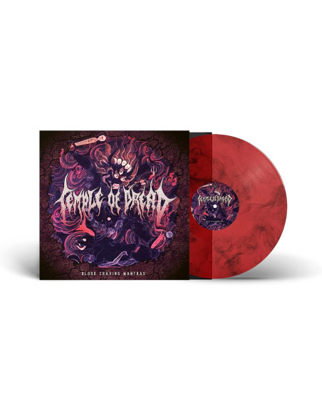 Temple Of Dread - Blood Craving Mantras (Transparent Red Black)