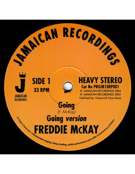 Mckay Freddie - Going, Tonight