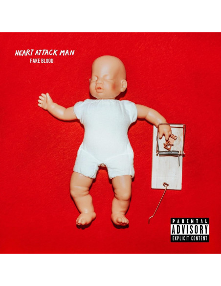 Heart Attack Man - Fake Blood - Black and Transparent Red