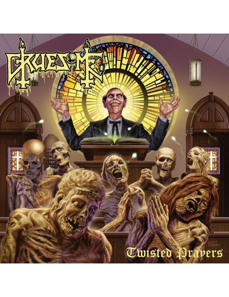 Gruesome - Twisted Prayers - Clear Blue Vinyl