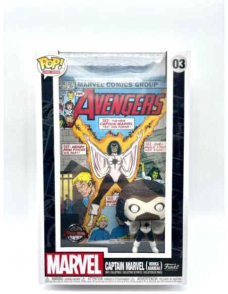 Marvel: Funko Pop! Cover Art - Captain Marvel