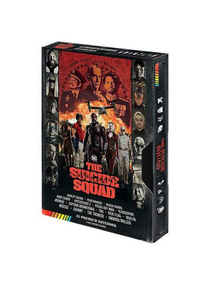 Suicide Squad: Retro Vhs Premium Notebook (Quaderno)