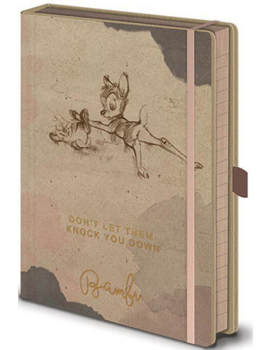 Disney: Pyramid - Bambi - Don't Let Them Knock You Down (A5 Premium Notebook / Quaderno)