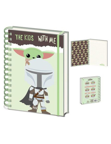 Star Wars: Pyramid - The Mandalorian (A5 Wiro Notebook / Quaderno)