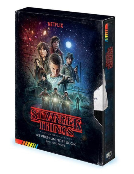 Stranger Things: Pyramid - Vhs Premium (A5 Notebook / Quaderno)