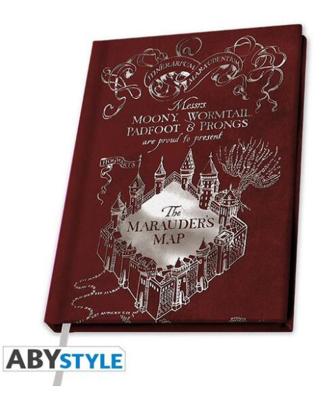 Harry Potter: ABYstyle - Marauder's Map (A5 Notebook / Quaderno)