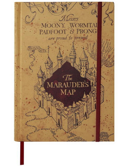 Harry Potter: Cinereplicas - Piccola Replica Della Mappa Del Malandrino (Notebook / Quaderno)