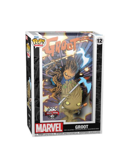 Marvel: Funko Pop! Comic Cover - Groot (Latam Exclusive Version)