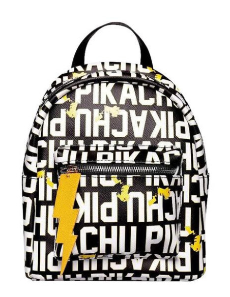 Pokemon: Pikachu Lettering Mini Backpac Black (Zaino)