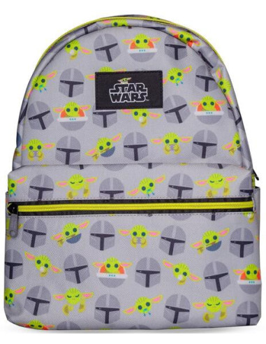 Star Wars: Difuzed - The Mandalorian - The Child Backpack Smaller Size Black (Zaino)