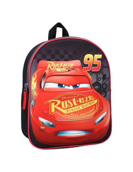 Disney: Vadobag - Cars - Race Ready (3D) Black (Backpack / Zaino)