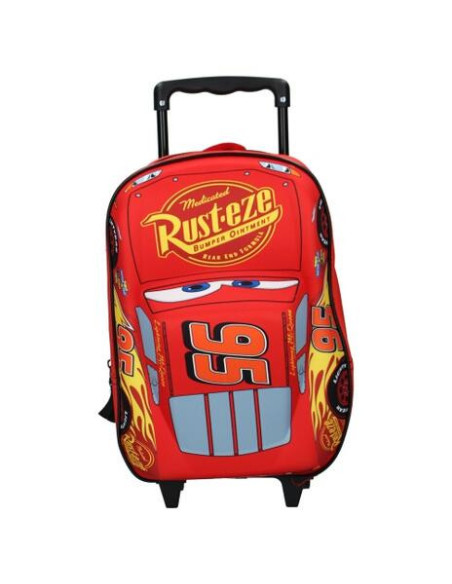 Disney: Vadobag - Cars 3 - Piston Cup 3D Red (Trolley Backpack / Zaino Trolley)