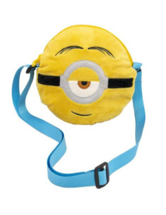 Minions 2: Joy Toy - Borsa Tonda In Peluche Con Dettagli Ricamati 18 Cm