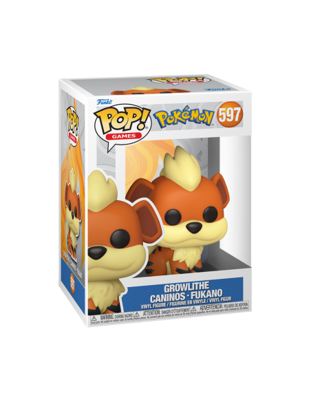 Pokemon: Funko Pop! Games - Growlithe (Vinyl Figure 597)