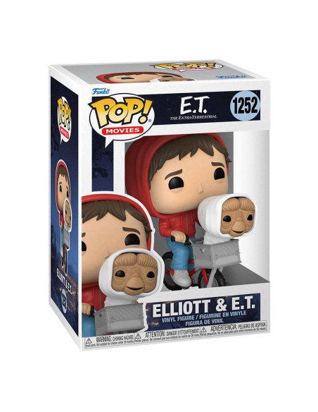 E.T. The Extra-Terrestrial: Funko Pop! Movies - Elliot and E.T. (In Bike Basket) (Vinyl Figure 1252)