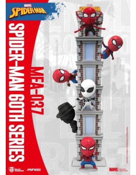 Marvel: Beast Kingdom - Spider-Man 60Th Aniiversa Mea-037 Mini-Egg Attack