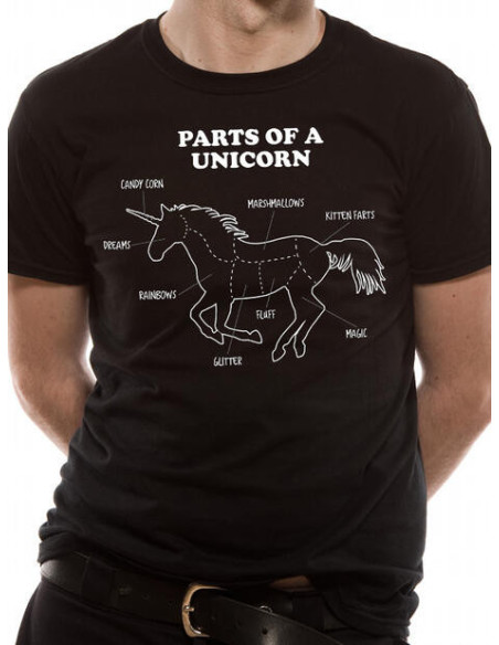 Cid Originals: Parts Of A Unicorn (T-Shirt Unisex Tg. Xl)