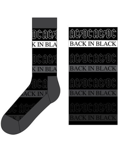 Ac/Dc: Ankle Socks: Back In Black (Uk...